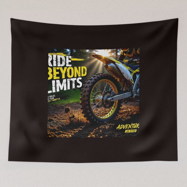 Item preview, Strategic Disfluency Dirt Bike Poster | Curiosity Gap Motocross Art & Off-Road Shop Decor designed and sold by Creative-RE.