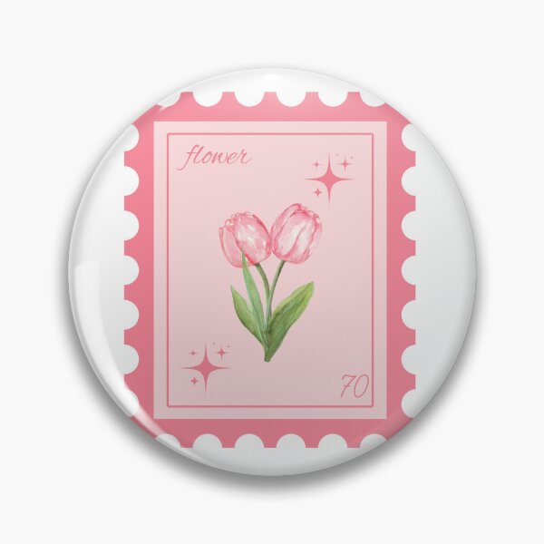 Item preview, pink flower designed and sold by gemsstickers1.
