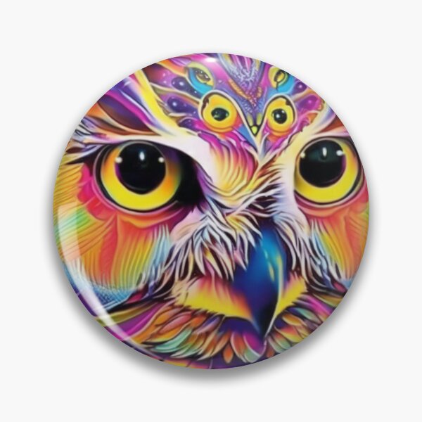Item preview, Psychedelic Owl designed and sold by Solace Sparkles.