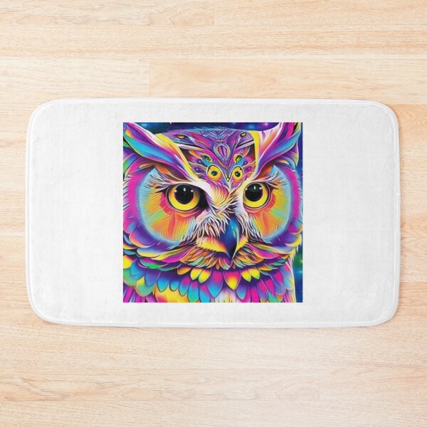 Item preview, Psychedelic Owl designed and sold by Solace Sparkles.