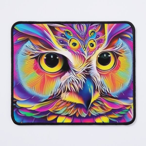Item preview, Psychedelic Owl designed and sold by Solace Sparkles.