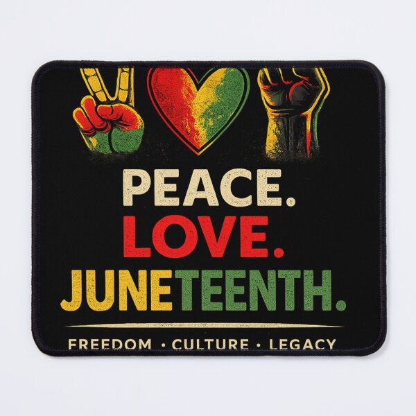 Item preview, Peace Love Juneteenth Freedom Day, june 19 1865 designed and sold by zemouli.