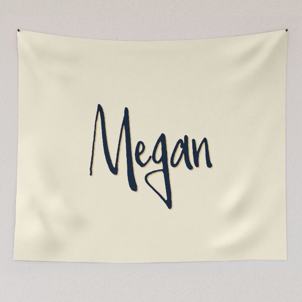 Item preview, MEGAN personalized type design designed and sold by CharlottePlaceArt.
