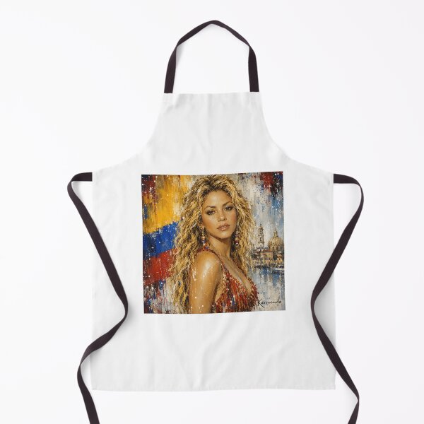 Item preview, Latin Diva Muse | Vibrant Portrait Art designed and sold by ArtistrySky.