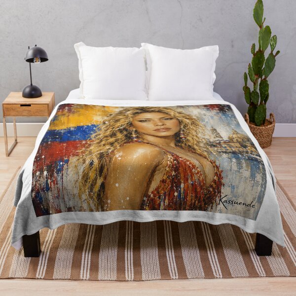 Item preview, Latin Diva Muse | Vibrant Portrait Art designed and sold by ArtistrySky.