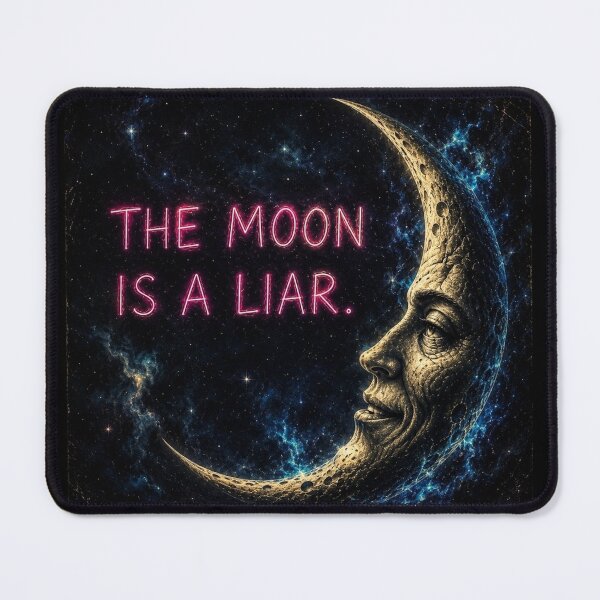 Item preview, The Moon is a Liar designed and sold by CuriousEcho.
