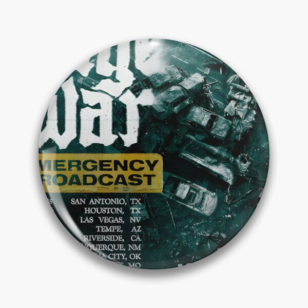 Item preview, Apocalyptic Grunge Collage - Emergency Broadcast Tour 2026 MBUN designed and sold by stray66udeen.