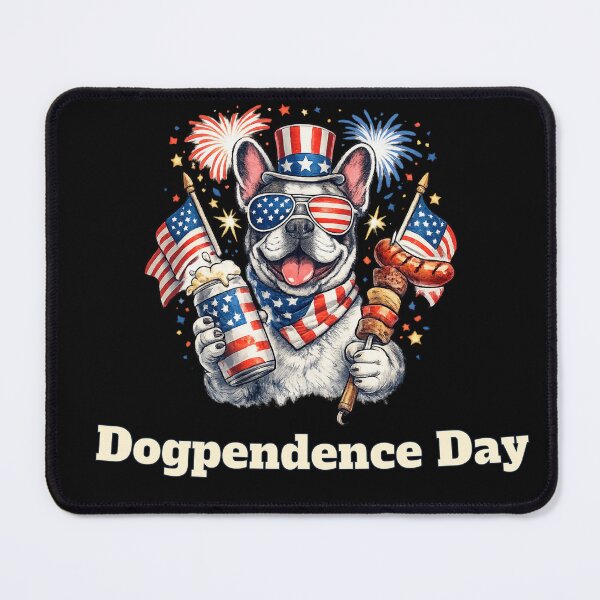 Item preview, Dogpendence Day French Bulldog Patriot designed and sold by Kattiapawstudio.