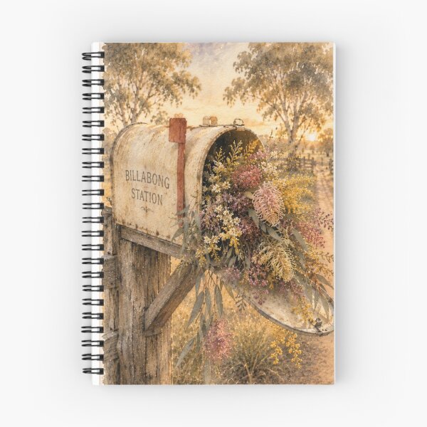 Item preview, Mailbox with Australian Wildflowers designed and sold by bushblooms.