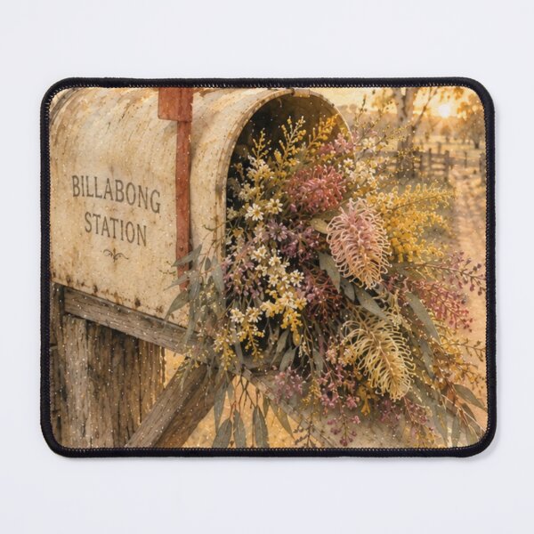 Item preview, Mailbox with Australian Wildflowers designed and sold by bushblooms.