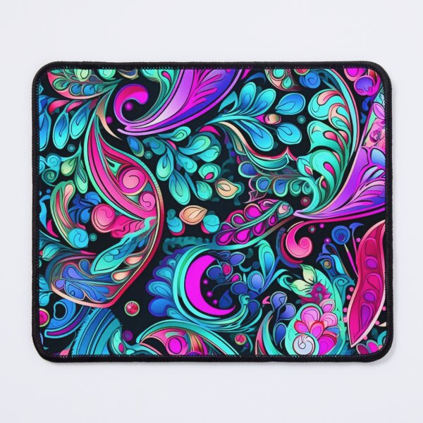 Item preview, Neon Paisely Graphic Design designed and sold by INKRebelGraphic.