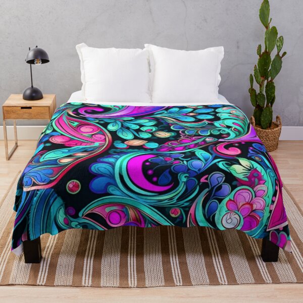 Item preview, Neon Paisely Graphic Design designed and sold by INKRebelGraphic.