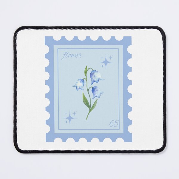 Item preview,  blue flower designed and sold by gemsstickers1.