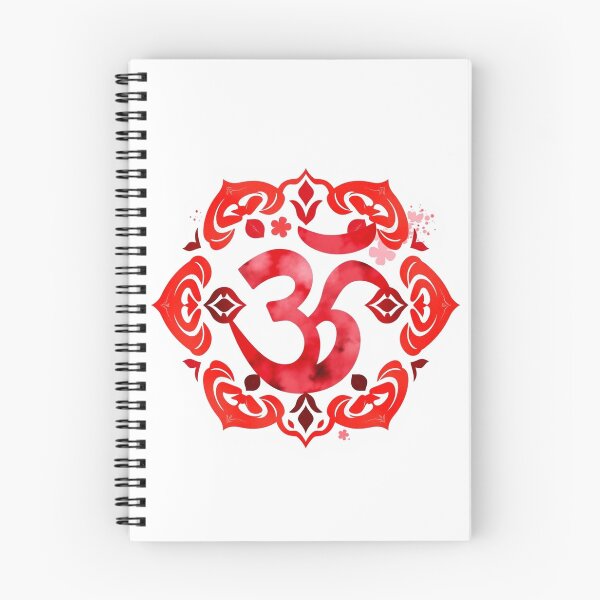 Item preview, Ornamental Om Symbol Watercolor - Modern Graphic A designed and sold by QuirkThreadsCo.