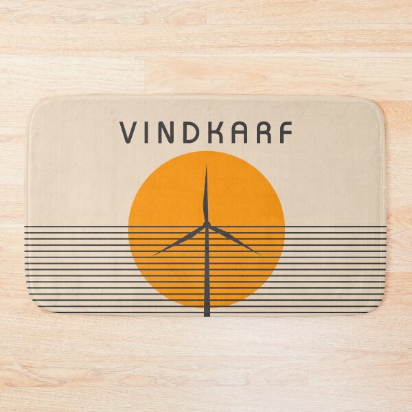 Item preview, Vindkraft Retro Sunset Design Wind Turbine Minimalist Art designed and sold by Volt Junkies.
