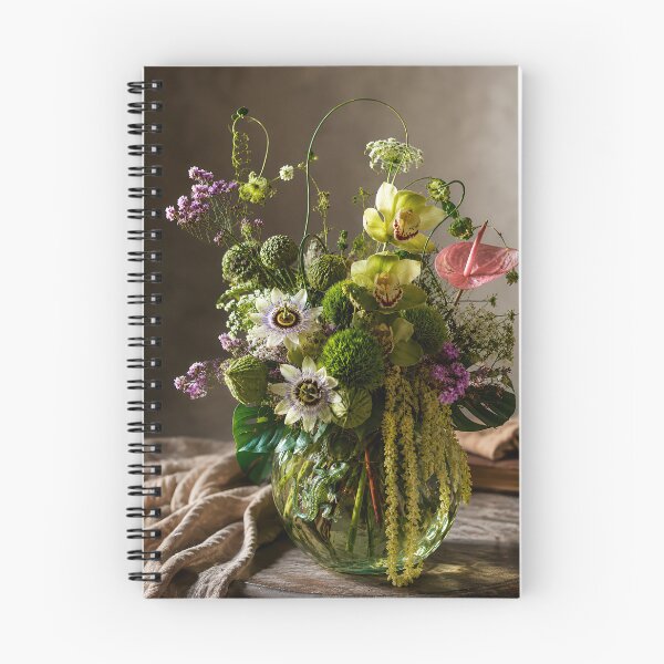 Item preview, Cymbidium orchids and passion flowers designed and sold by andreisky.