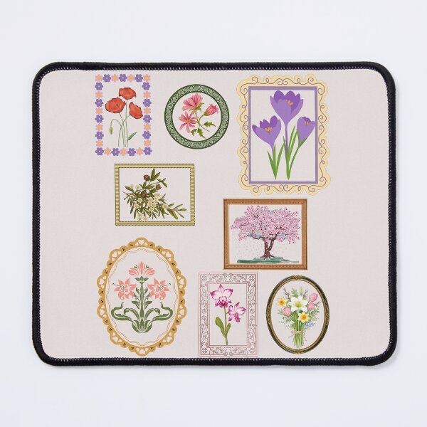 Item preview, colorful flowers in different picture frames designed and sold by La-Bogi.