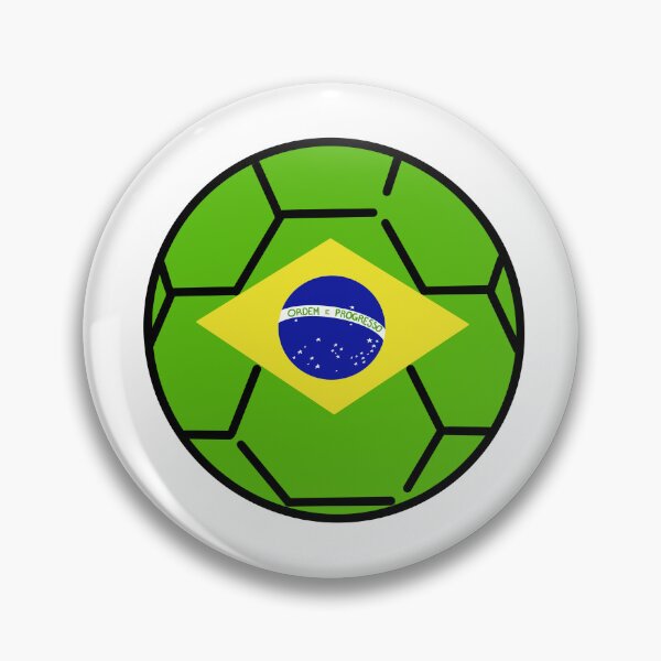 Item preview, Brazil Flag Soccer Ball Illustration  designed and sold by lovekltart.