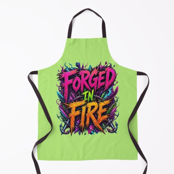Item preview, Forged In Fire Cyberpunk Neon Graffiti Hardcore Gym T-Shirt designed and sold by weeomano.