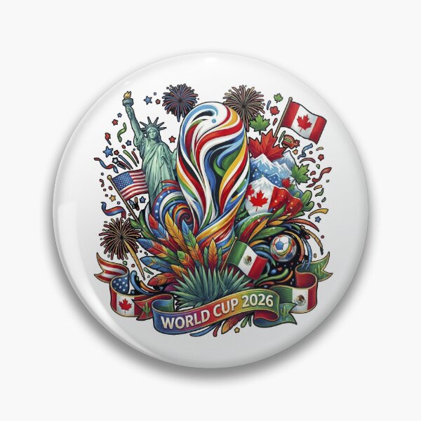 Item preview, FIFA world cup 2026 america.canada.mexico football soccer festival designed and sold by LOVEARTDESIGN.