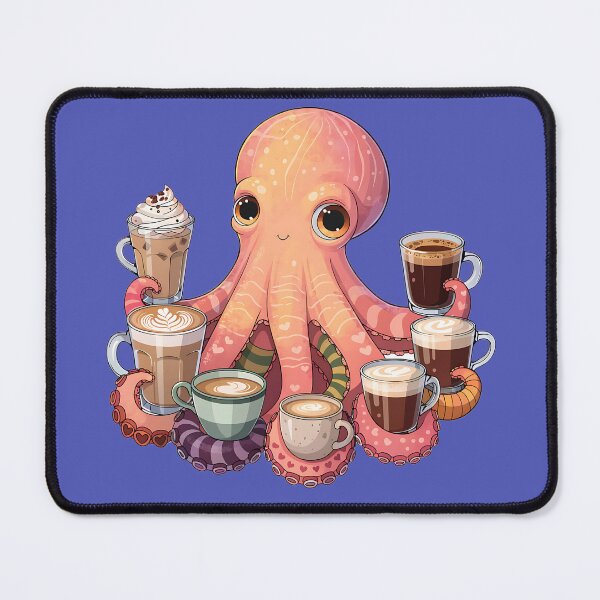 Item preview, Octopus on a Coffee Break designed and sold by Neural-canvas.