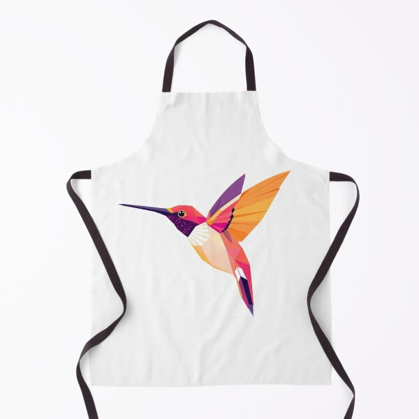Item preview, Hummingbird Geometric Crystal - Modern Graphic Art designed and sold by QuirkThreadsCo.