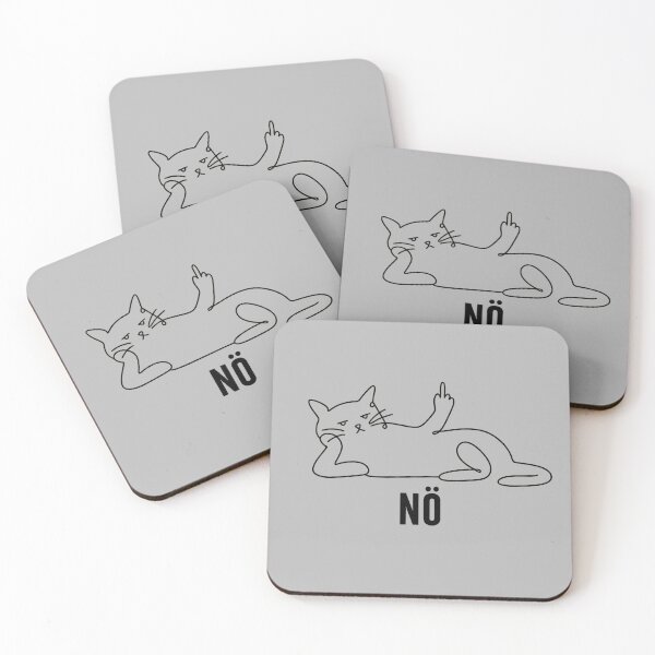 Item preview, No Cat Funny Minimal Line Art Shirt Sarcastic Cat Lover Gift Cute Cat Tee Funny Cat Owner Shirt designed and sold by Moonveil_Studio.