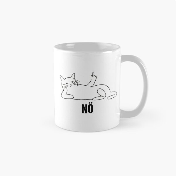 Item preview, No Cat Funny Minimal Line Art Shirt Sarcastic Cat Lover Gift Cute Cat Tee Funny Cat Owner Shirt designed and sold by Moonveil_Studio.