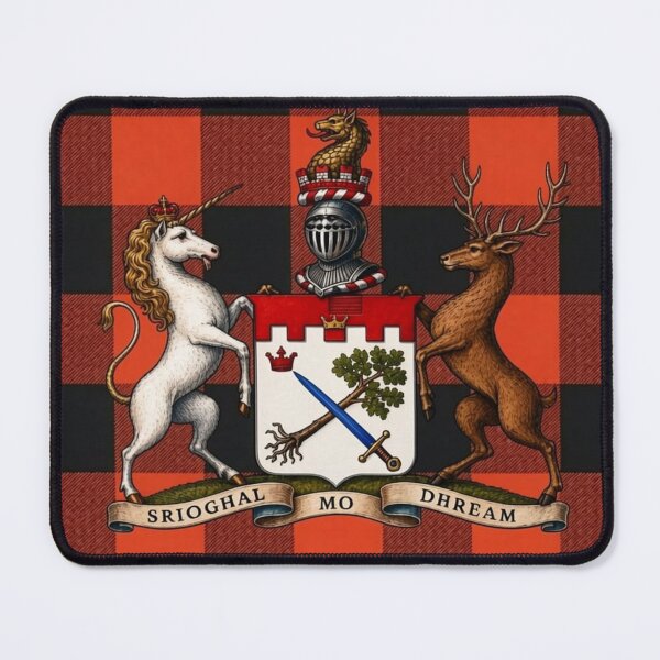 Item preview, MacGregor Arms and Ancient Rob Roy Tartan designed and sold by Kirrindy Designs.