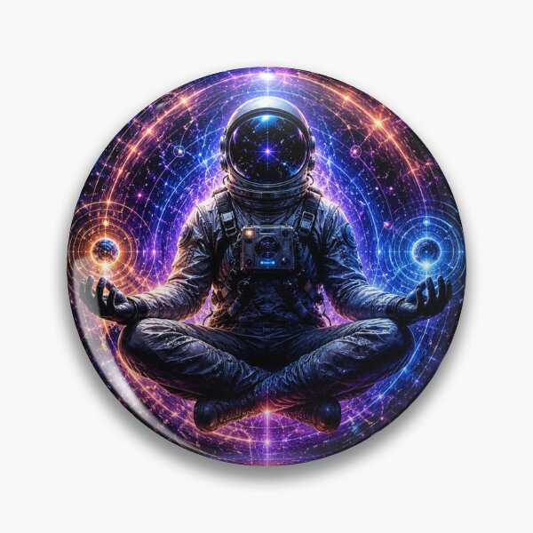 Item preview, Astronaut Meditation Beyond The Cosmos designed and sold by CodePaws Creations.