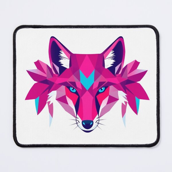 Item preview, Fox Geometric Crystal - Modern Graphic Art T-Shirt designed and sold by QuirkThreadsCo.