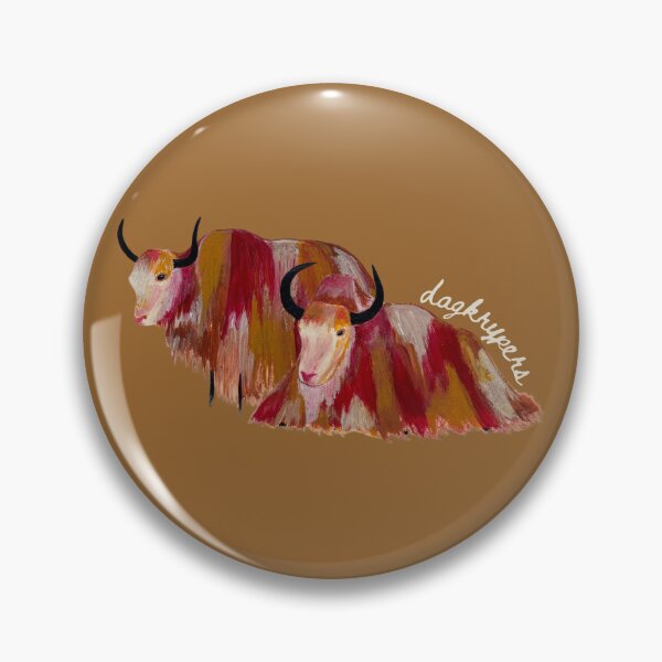 Item preview, Yaks Highland Wildlife Painting designed and sold by dagkryper.