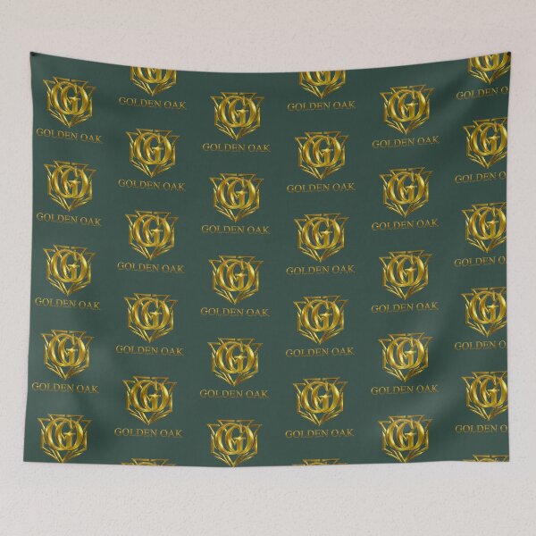 Item preview, Golden Oak Luxury Monogram - Gold Geometric Emblem designed and sold by VulturApparel.