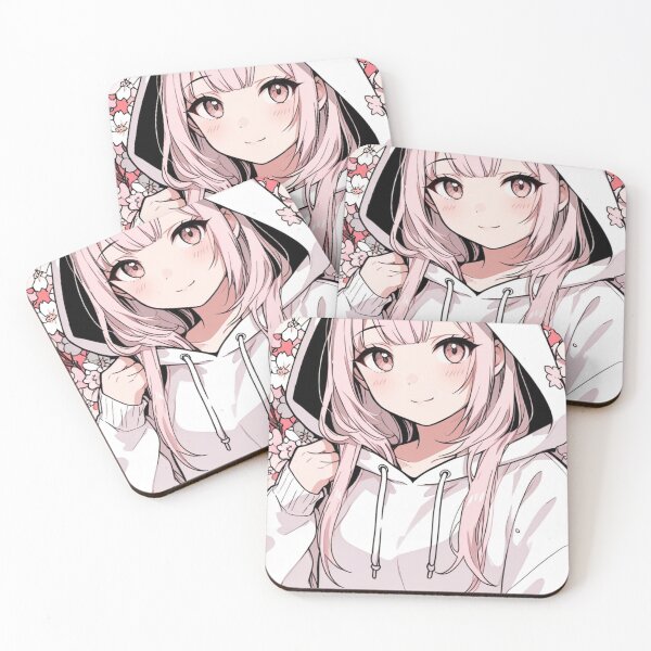 Item preview, Cherry Blossom Anime Girl Cute Pink Aesthetic Design designed and sold by AnimDream .
