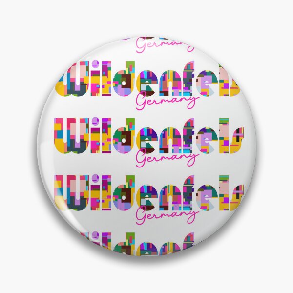 Item preview, Wildenfels, Germany, Vibrant Abstract City Typography Art designed and sold by Wanderful-roads.