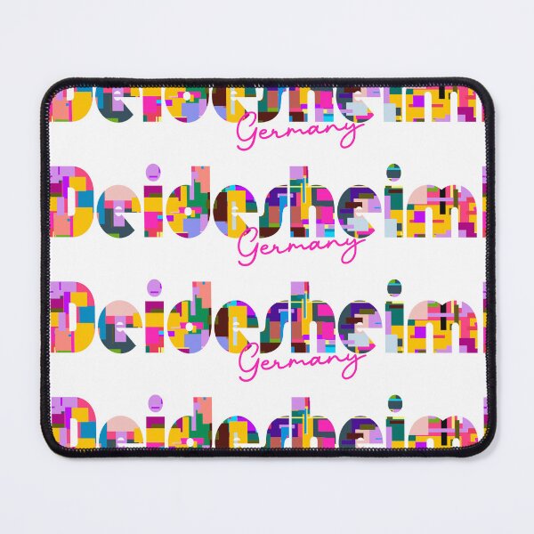 Item preview, Deidesheim, Germany, Vibrant Abstract City Typography Art designed and sold by Wanderful-roads.
