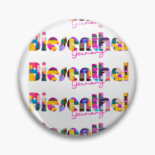 Item preview, Biesenthal, Germany, Vibrant Abstract City Typography Art designed and sold by Wanderful-roads.