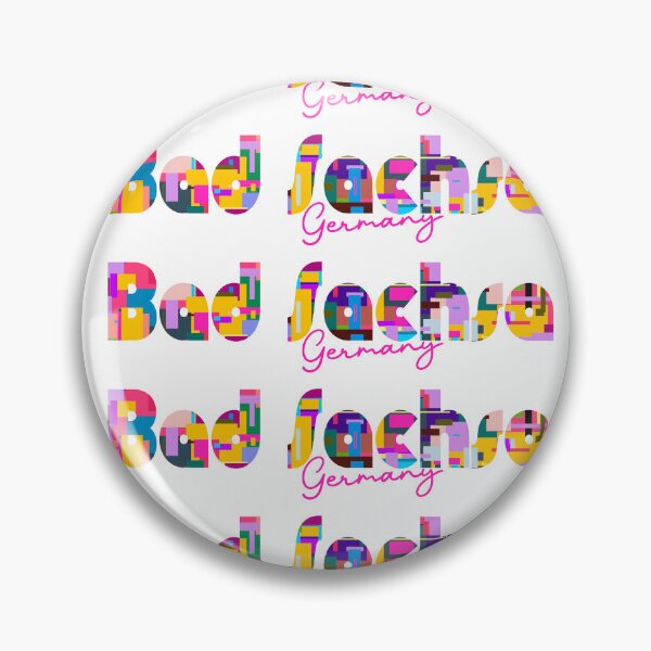 Item preview, Bad Sachsa, Germany, Vibrant Abstract City Typography Art designed and sold by Wanderful-roads.