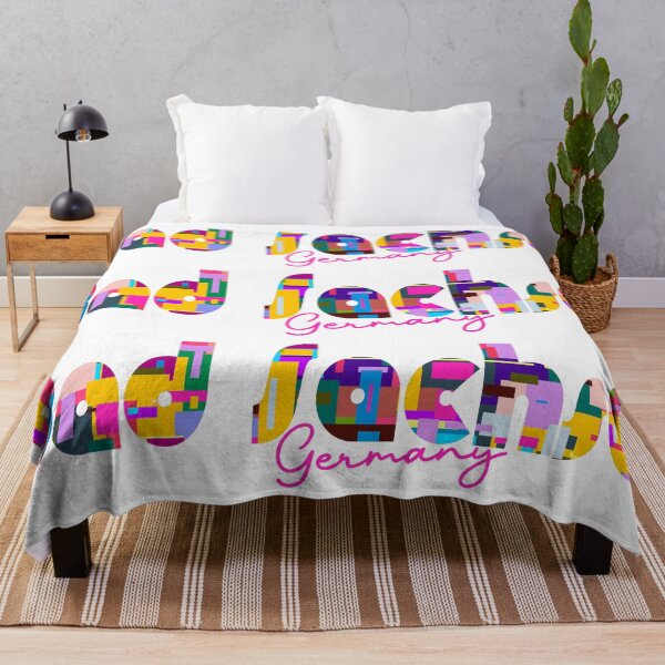 Item preview, Bad Sachsa, Germany, Vibrant Abstract City Typography Art designed and sold by Wanderful-roads.