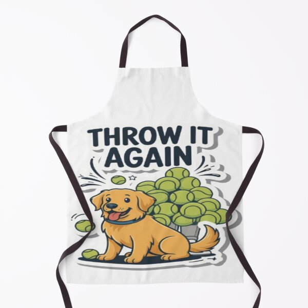 Item preview, Throw It Again Funny Golden Retriever Fetch Obsession Design designed and sold by ClaussShop.