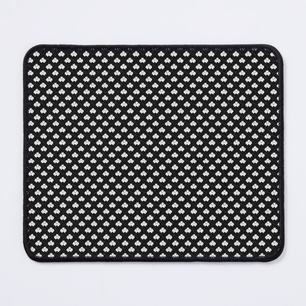 Item preview, Monochrome Trefoil Knit Pattern – Elegant Black and White Jacquard Textile Design designed and sold by Jack_Hammer.