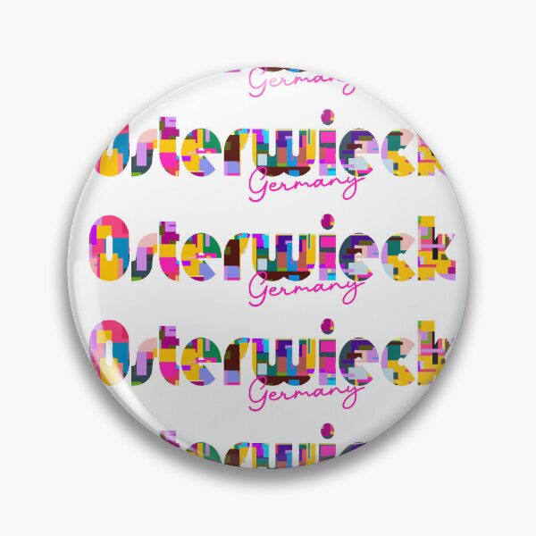 Item preview, Osterwieck, Germany, Vibrant Abstract City Typography Art designed and sold by Wanderful-roads.