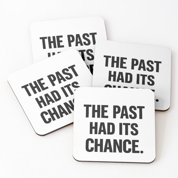 Item preview, The Past Had Its Chance | Motivational Typography Quote designed and sold by Lovestickerco.