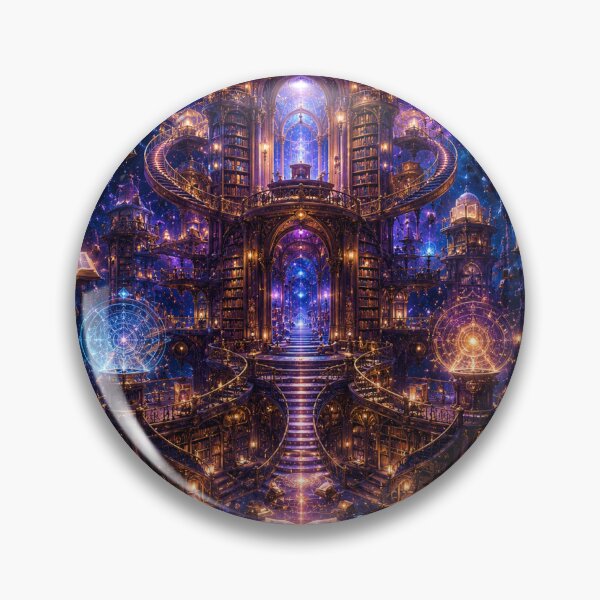 Item preview, Infinite Library Among The Stars designed and sold by CodePaws AI.