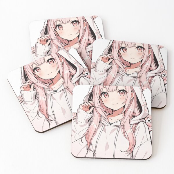 Item preview, Cute Sakura Anime Girl Dreamy Pastel Artwork designed and sold by AnimDream .