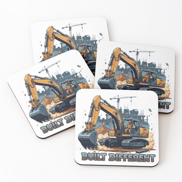 Item preview, Built Different Excavator Operator designed and sold by PixelStyle Studio.