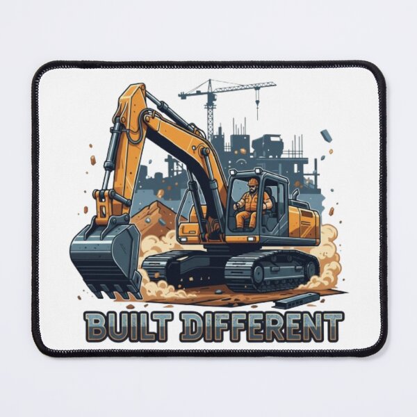 Item preview, Built Different Excavator Operator designed and sold by PixelStyle Studio.