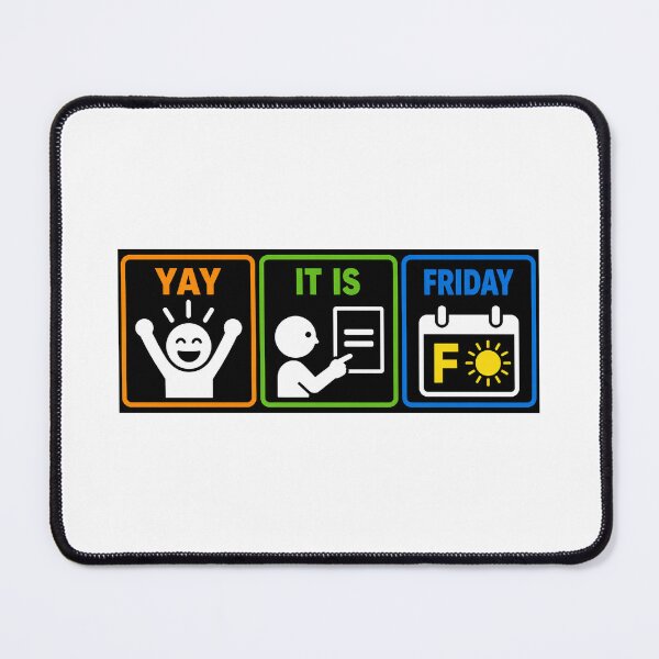 Item preview, Yay it is Friday designed and sold by Voxa - Communicate Differently.