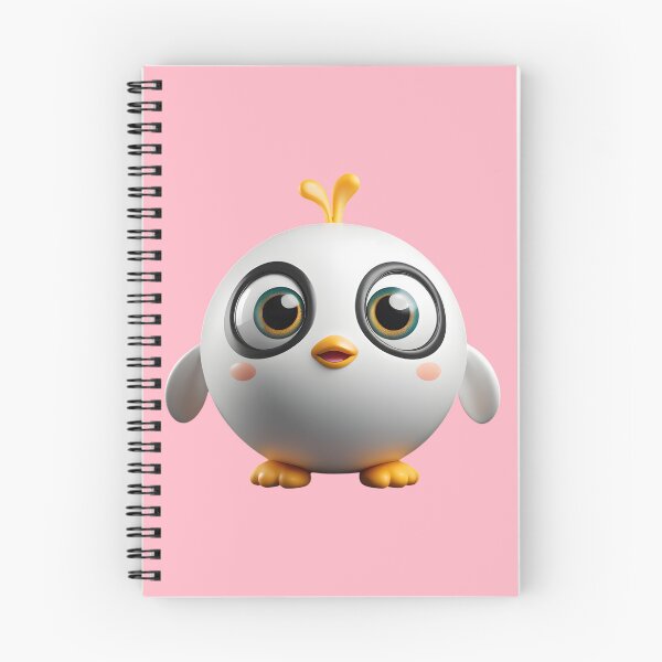 Item preview, 3D Cute Baby Bird Wax Figure Style Icon designed and sold by CuteSlothWorld.