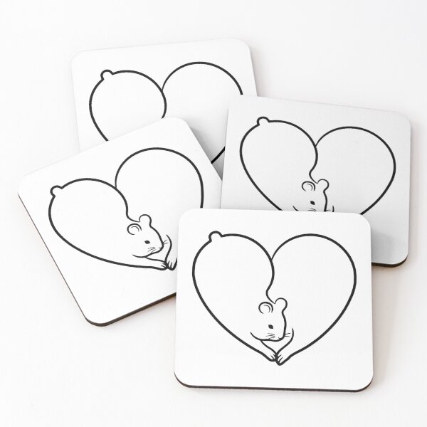 Item preview, Hamster - Cute Hamster Heart designed and sold by ArcticFoxStudio.
